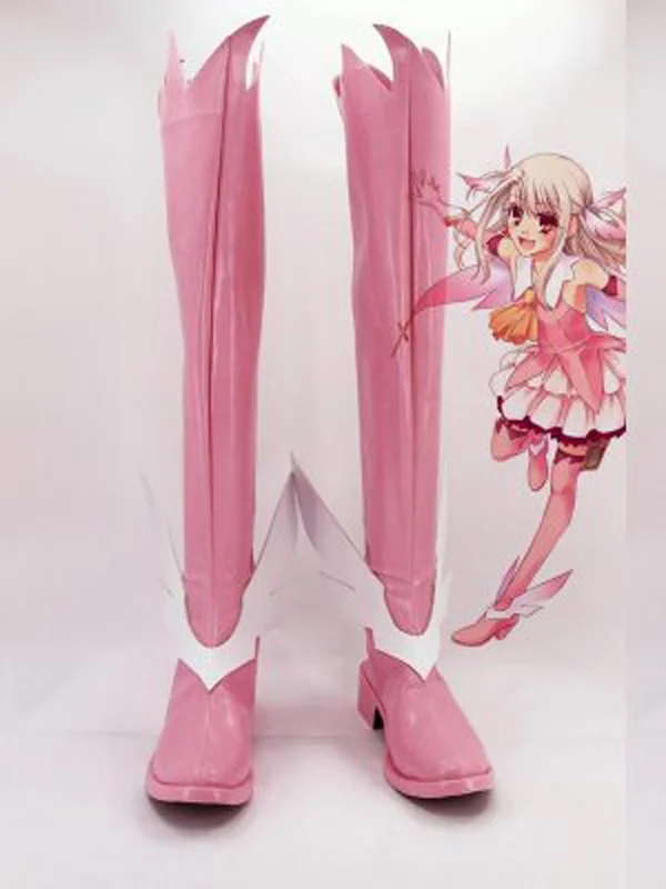 Сапоги для косплея Fate Kaleid женские розовые вечеринок аниме | Тематическая одежда и