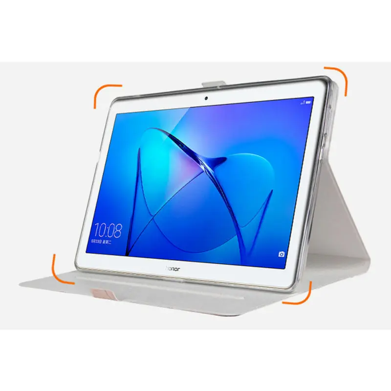 MediaPad T3 10,0 тонкий из искусственной кожи чехол 9,6 ''с принтом Защитная Подставка для huawei T3 10 AGS-L09 AGS-L03 планшетный ПК чехол s Fundas