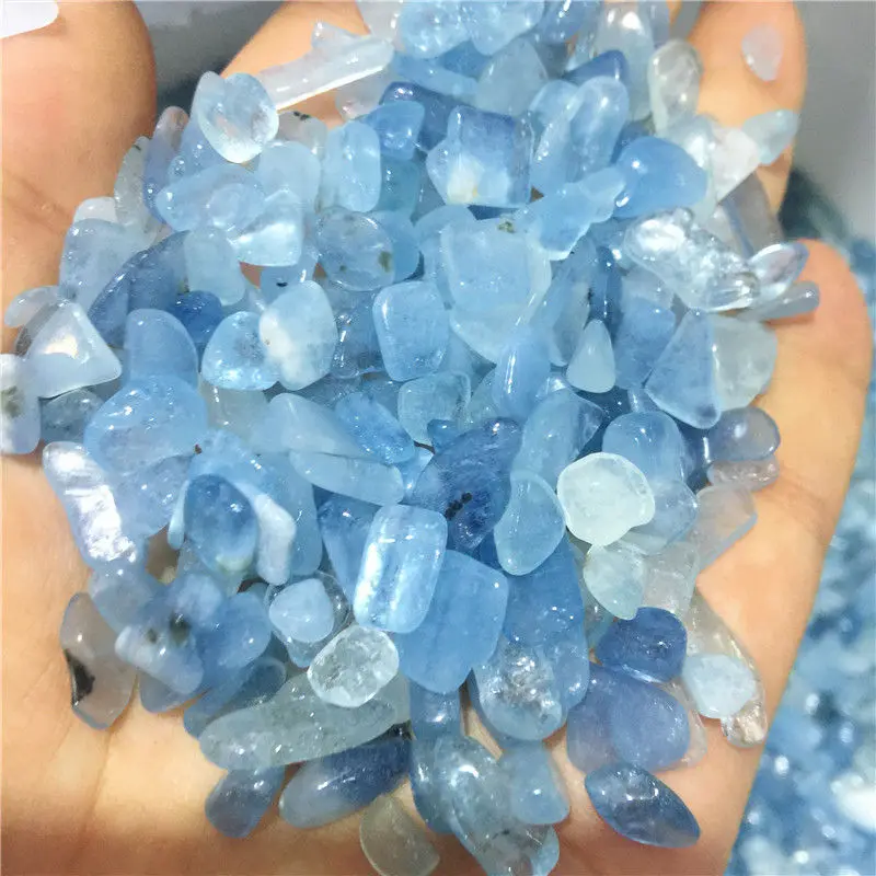 

100g Natural aquamarine stone Quartz Crystal Wand Points Healing Gemstone Wand feng shui crystals
