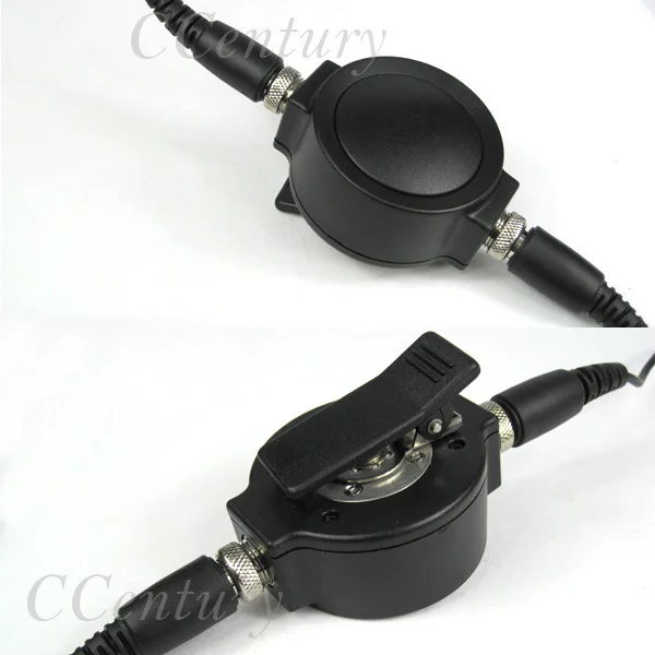 XQF Военный тактический гортанный микрофон наушники большая кнопка РТТ для радиостанции Baofeng Walkie Talkie UV5R BF 888S UVB2 Plus CB Radio GT-3 on.