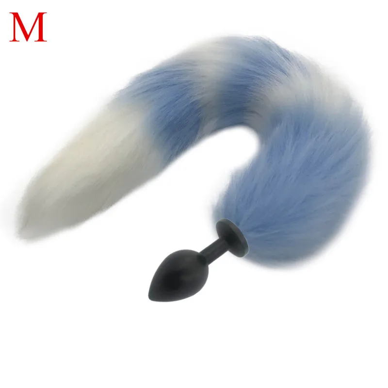 Анальные секс игрушки SML металлическая Анальная пробка с большим анусом лисий