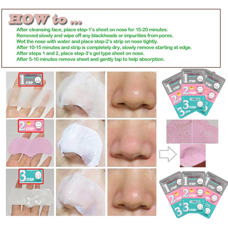 Маска для носа в форме свиньи 3 шт.|beauty mask|nose maskpig nose mask |