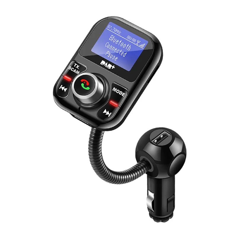 JaJaBor автомобильное DAB цифровое радио в автомобиле с fm-передатчиком Bluetooth Handsfree Kit цифровое аудио вещание поддержка воспроизведения папки