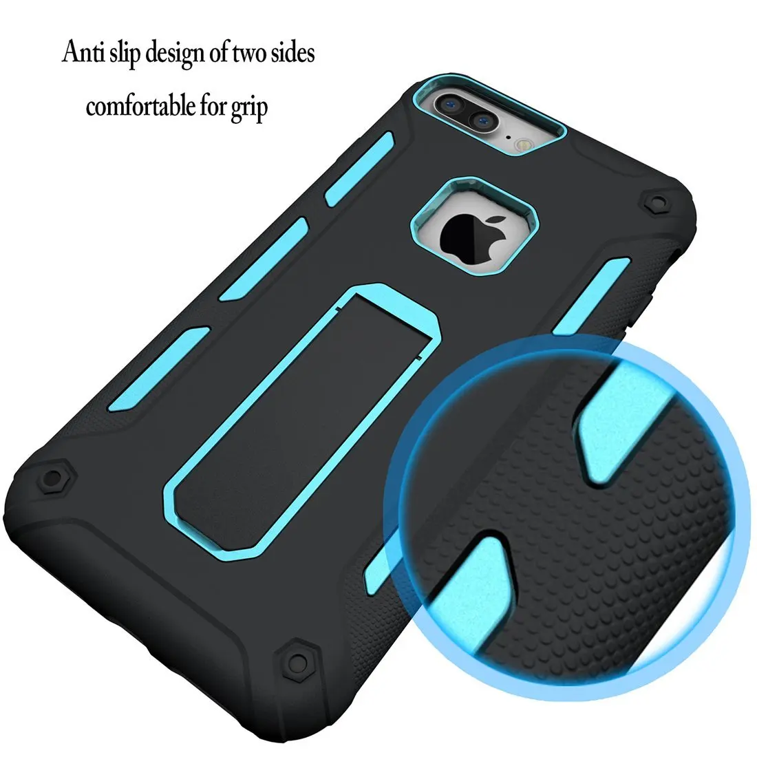 For iPhone 7 Plus 6s plus 6 case 8shockproof PC+TPU stand holder Dual Layer Heavy Duty Shock-Absorption Non-slip phone |