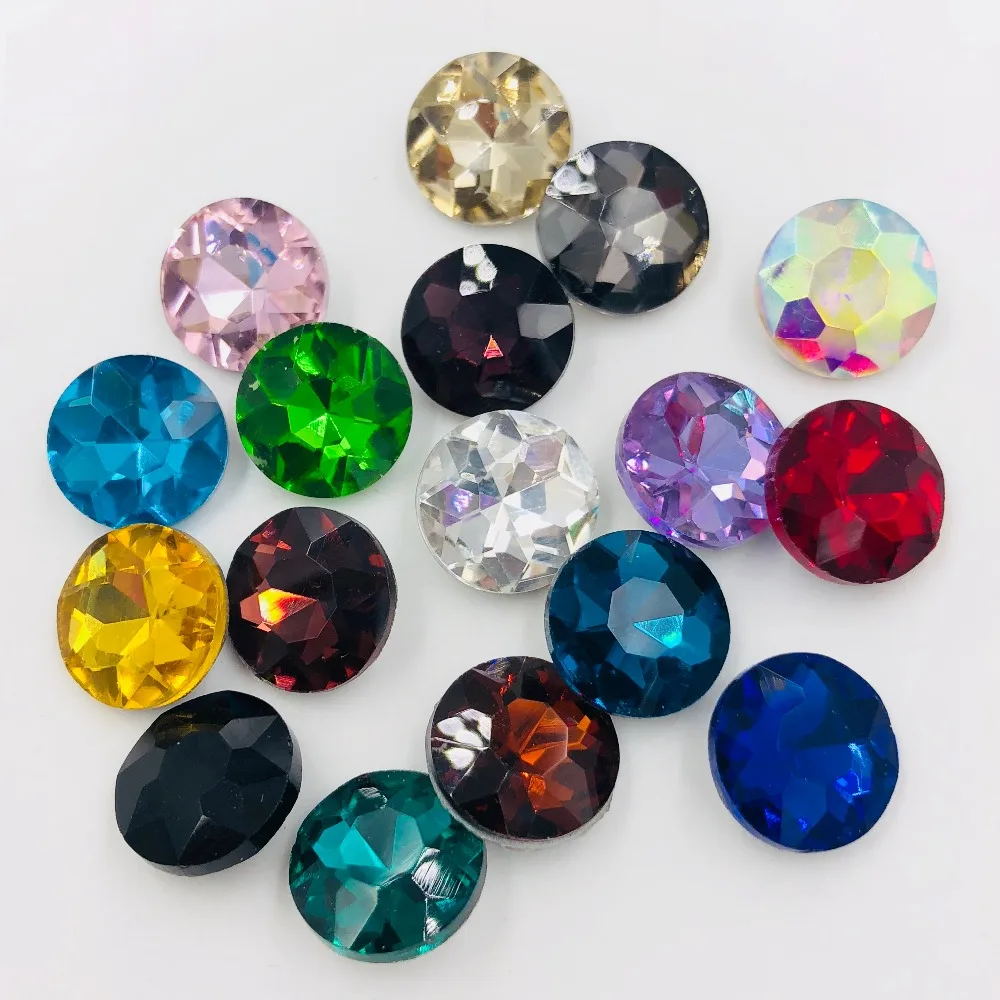 Драгоценный камень круглой формы 8 мм 50 дюймов|loose rhinestones|pointback rhinestonesrhinestone packs |