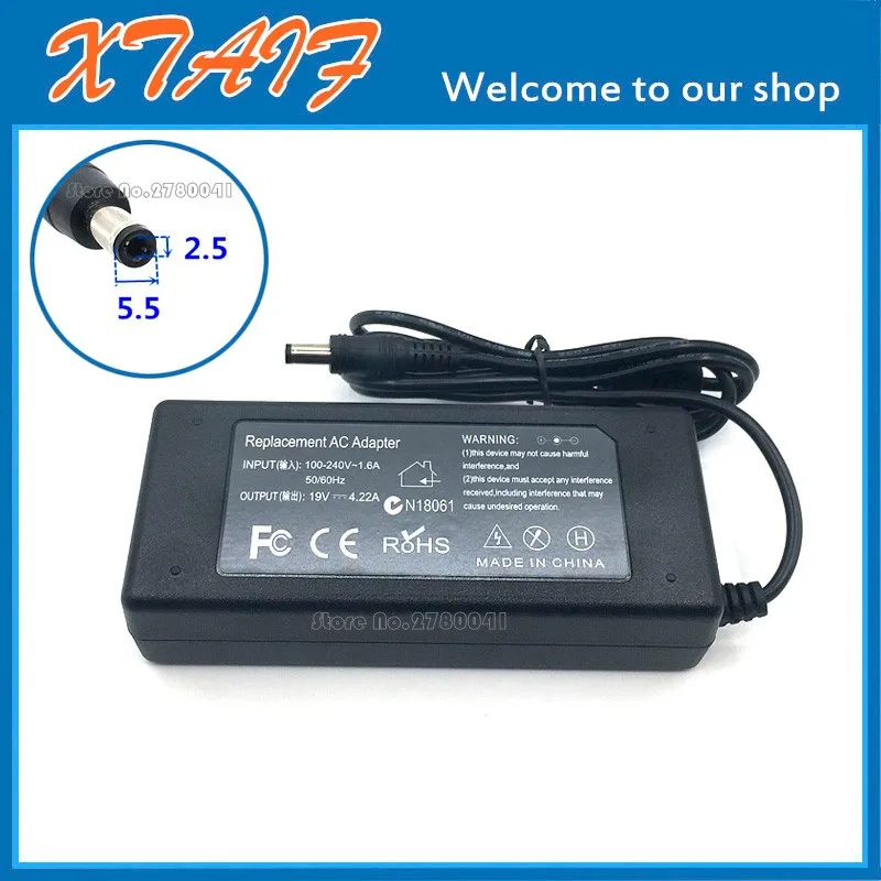 Зарядное устройство для Fujitsu LifeBook E7000 E7010 E7110 E751 E752 E780 E8000 E8000D E8010 с кабелем