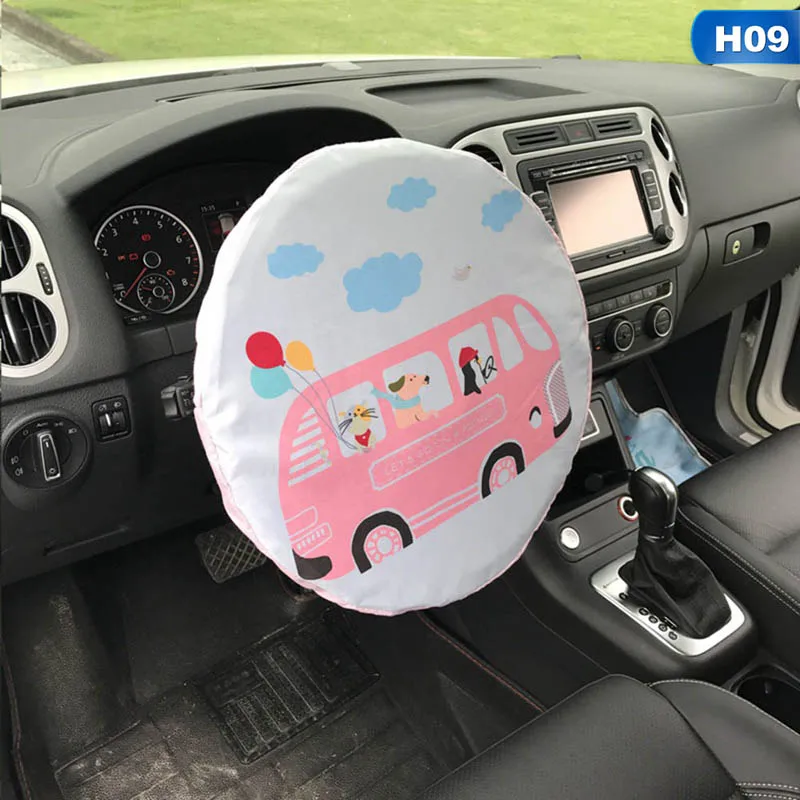 Против пригорания защита автомобиля солнцезащитный крем Авто Руль крышка защита от солнца тенты тепла 38 см Диаметр