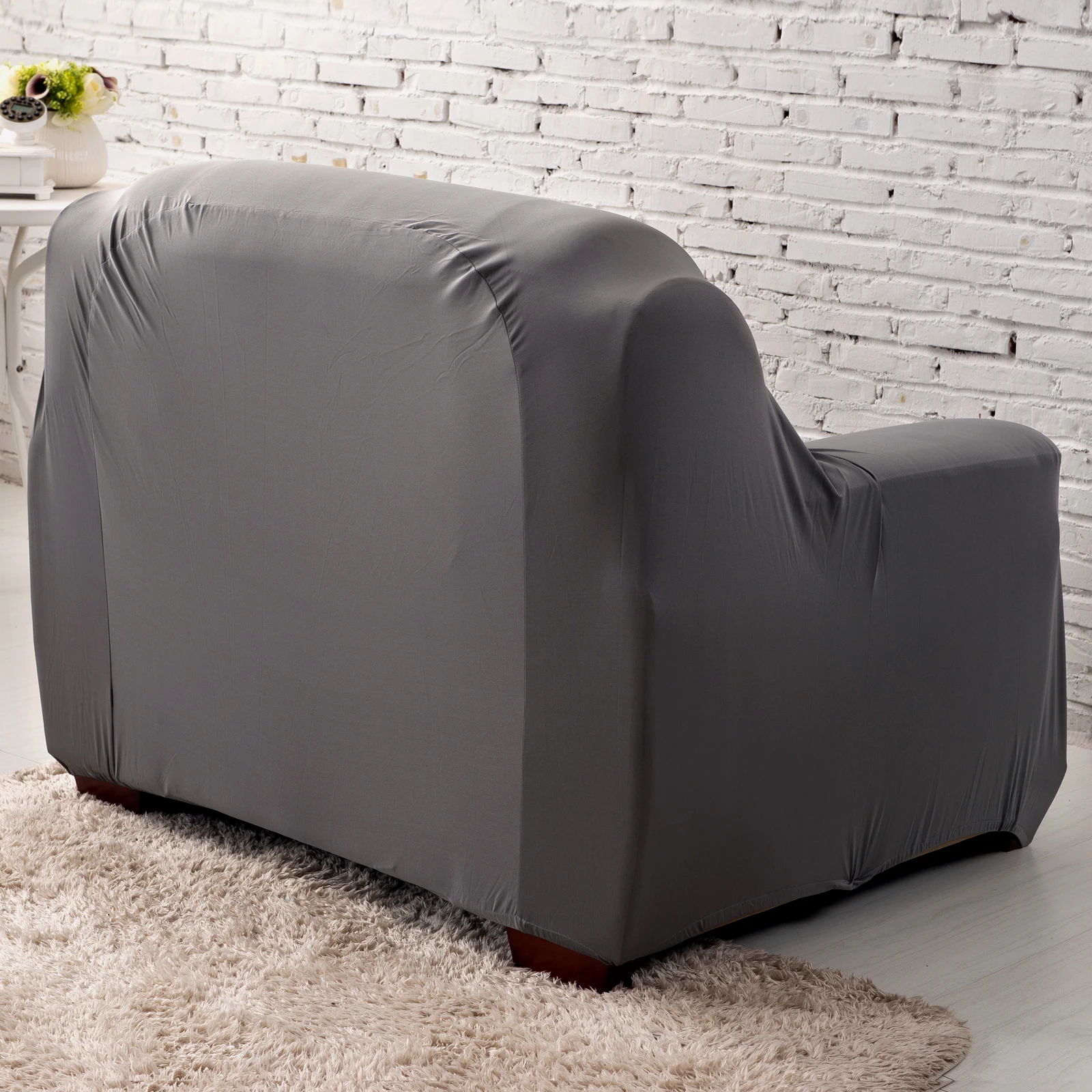 Proster съемный эластичный Диван Lounge Чехлы Recliner 3 местный обеденный стул крышка Серый Прочный Диван Крышка Funiture чехлы
