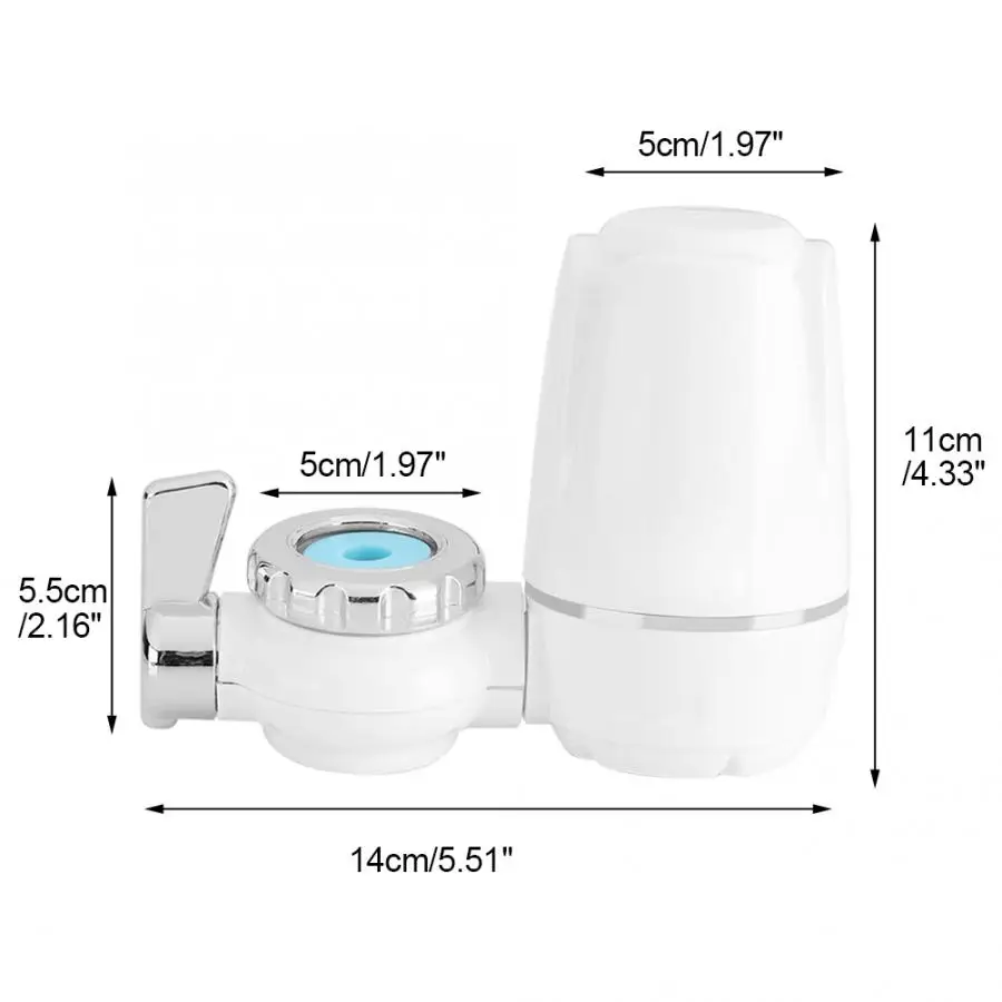 Бытовой Очиститель для кухонного смесителя фильтр воды с моющейся керамической