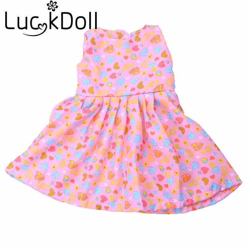 

New arriving beautiful heart skirt Fit 43cm&18inch New -(only sell clothes)