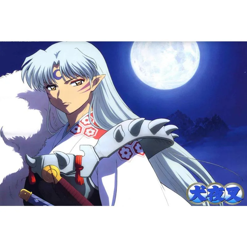 Новый стиль на заказ Шелковый Холст Inuyasha 27x40 см постер сделай сам лучший подарок