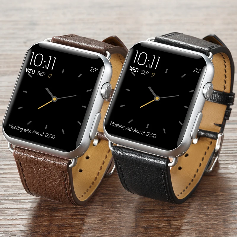Legend bluetooth apple watch Смарт-браслет Миланская петля для удаления часов кожаный ремешок для часов аpple