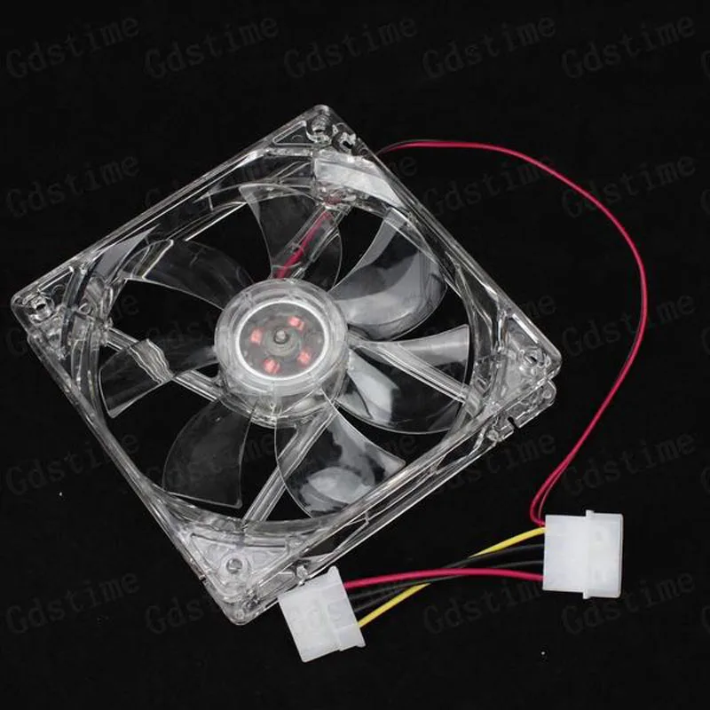 10Pcs/lot Gdstime Quiet 4Pin 120mm 12CM 5 inches Blue LED Light Computer Case Cooling Cooler Fan | Компьютеры и офис