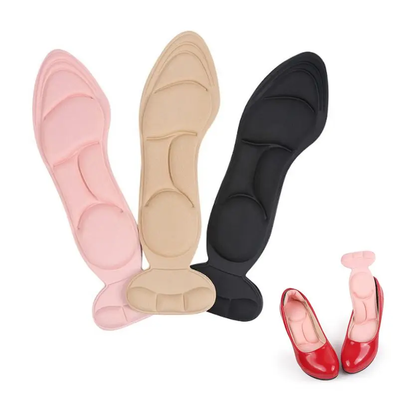 

1 Pair New Combined Insole Breathable Anti-slip for High Heel Shoe After Heel Stick Massage Cushion Antalgic Insoles