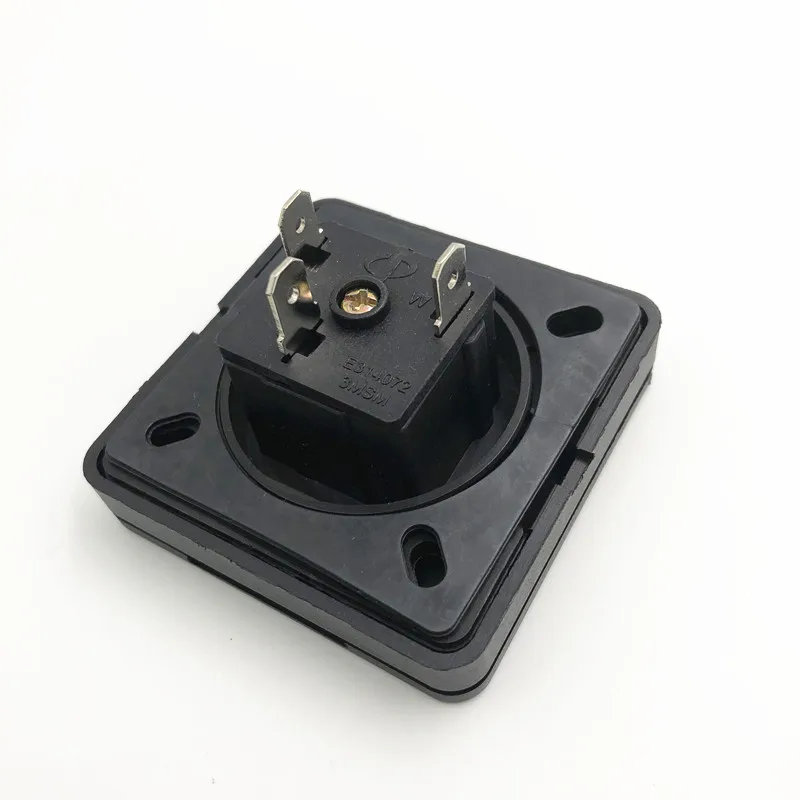 Черная 15A/20A 125V круглая крышка наружная розетка IP44 американская AC Розетка