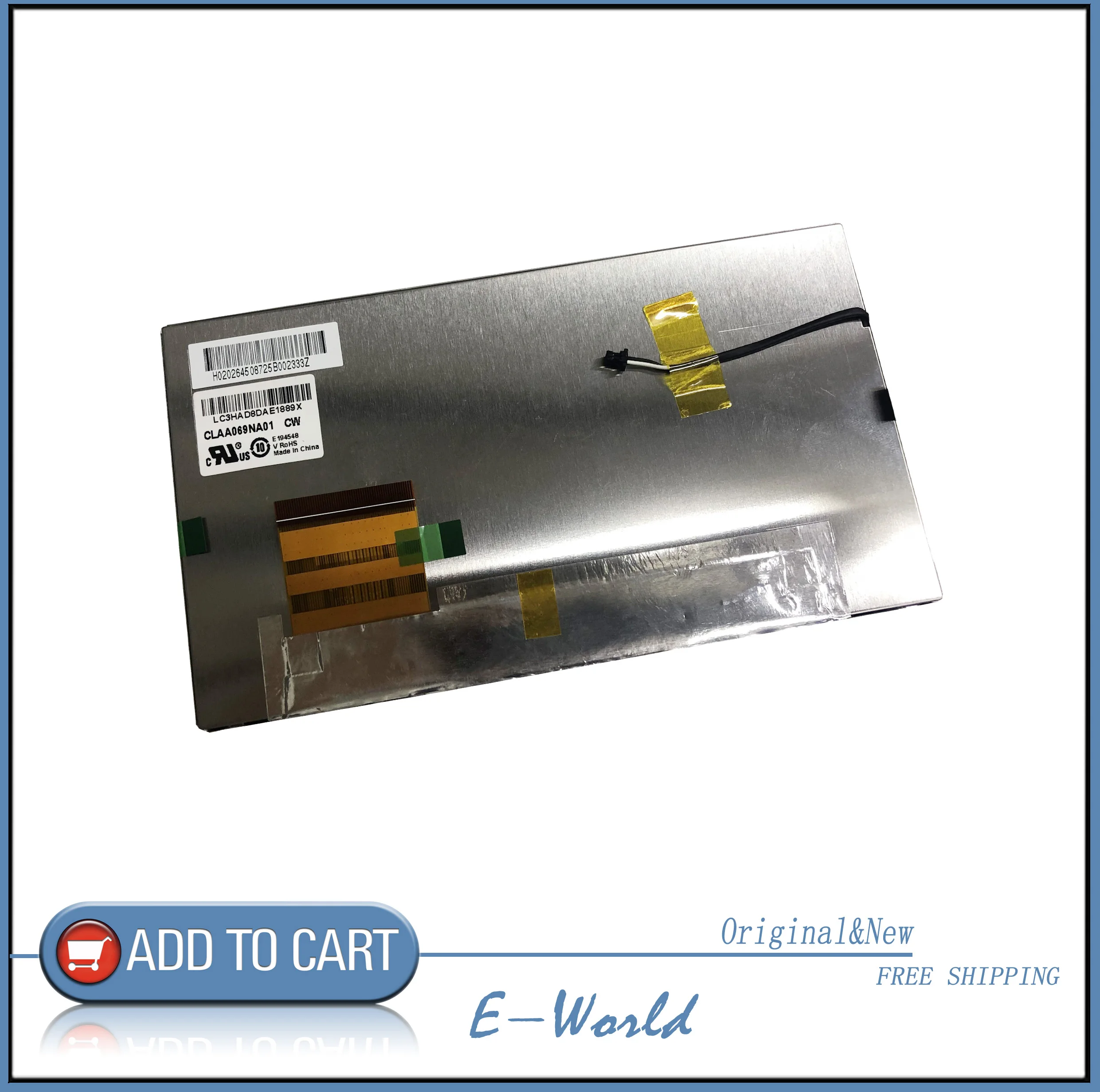 

Оригинальный ЖК-экран 6,9 дюйма CLAA069NA01 CW, бесплатная доставка