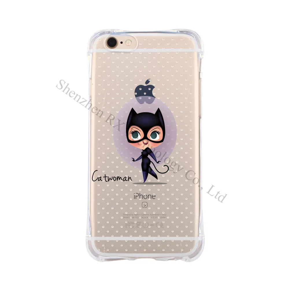 Для iPhone 5 5S se мягкий чехол для телефона Симпатичные Catwoman Черная Вдова Тор Hawkeye