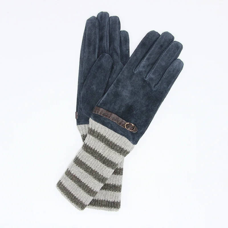 Кожаные перчатки зима 2020 женские из 100% натуральной овечьей шкуры бархатные