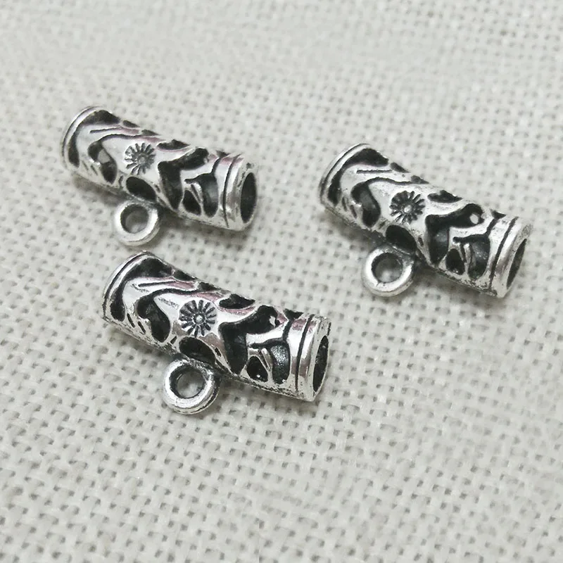 Подвески для ожерелья соединители подвесок брелоки в тибетском стиле серебряные