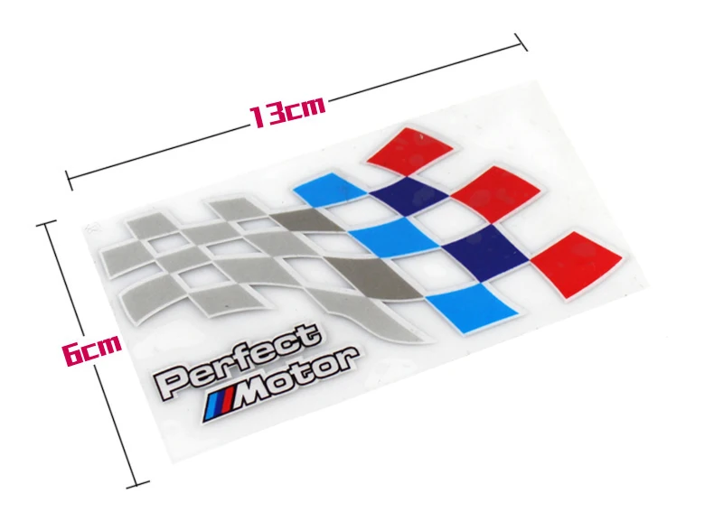 2 шт. идеальный двигатель светоотражающие наклейки M Racing окна для BMW 1 3 5 серии E46 E39