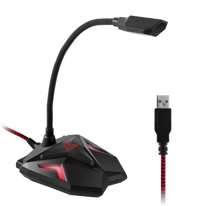 Профессиональный USB игровой микрофон для настольного компьютера микрофонный