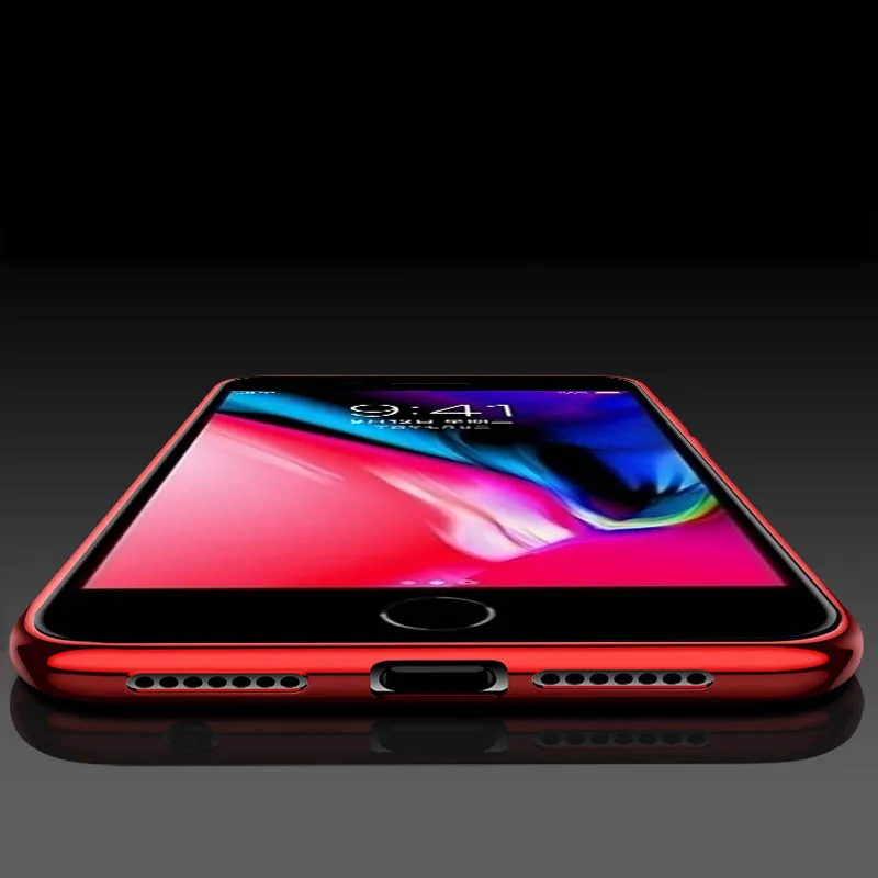Хромированный гальванический Мягкий ТПУ для Iphone 11 Pro XR XS MX X 9 8 7 6 Plus Galaxy Note 10 S9 S10 5G