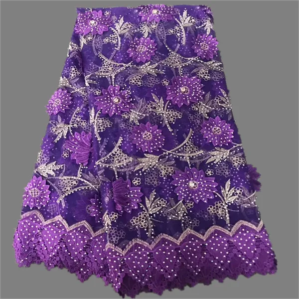 Чудесные Свадебные/вечерние французские 3D с аппликацией из тюля чистая