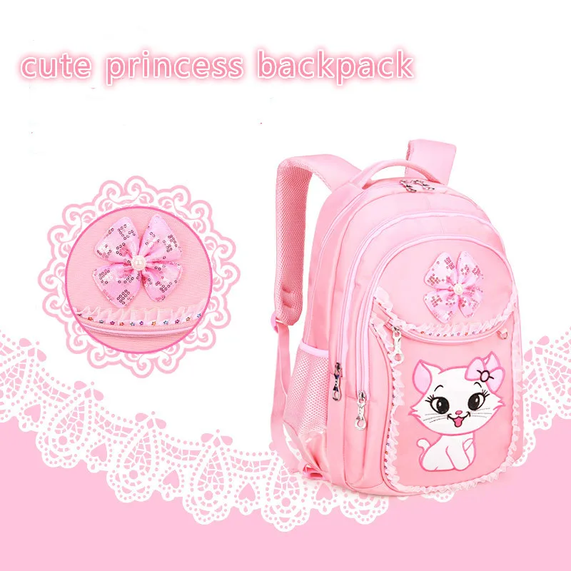 2019 Children School Bags Trolley school Backpack Wheeled School Bags Grils Kids backpacks Wheel cat Schoolbag Backpacks Bags