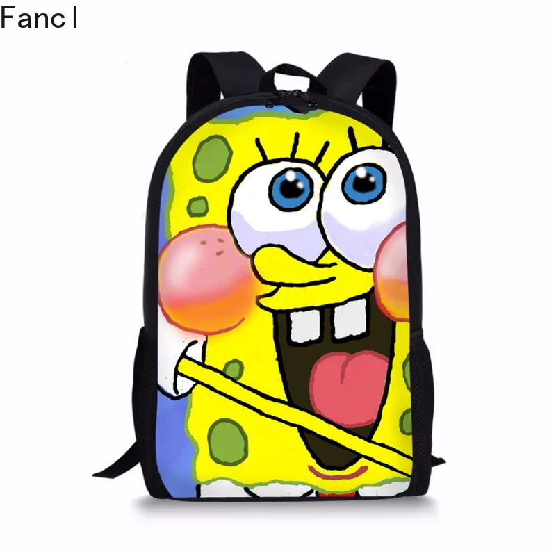 Детские школьные сумки spongebob 1 класс для девочек и мальчиков ортопедическая сумка