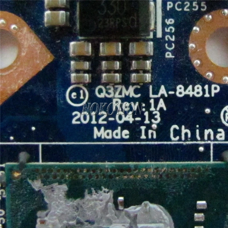 Материнская плата NOKOTION для ноутбука acer aspire S5 391 материнская NB.RYX11.004 NBRYX11004 LA 8481P hm77 4