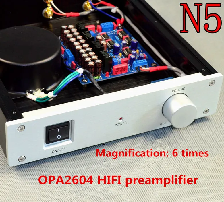

Улучшенная версия N5 OPA2604, усилитель высокого класса, Hi-Fi, усилитель, AC220V/AC110V