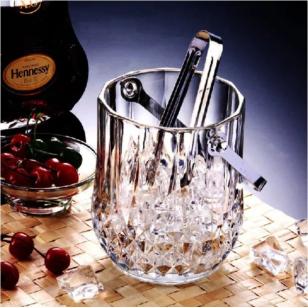 Бесплатная доставка 1 шт. 1040 мл стеклянный ведро для льда контейнер льда|ice