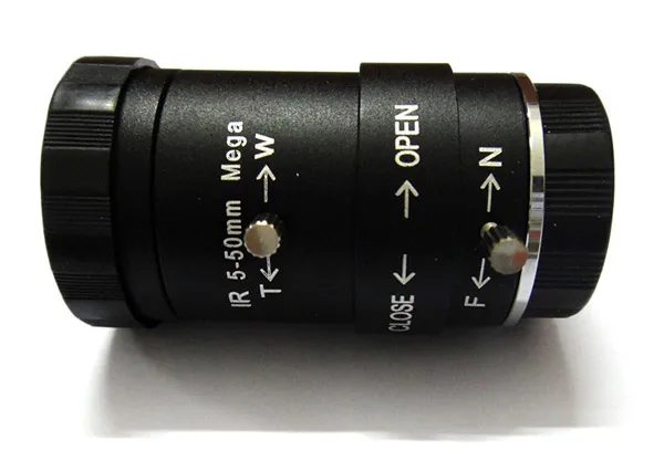

1/3" CS 5-50mm CCTV Lens IR F1.6 Aperture Focal Manual Iris for IP Box Camera