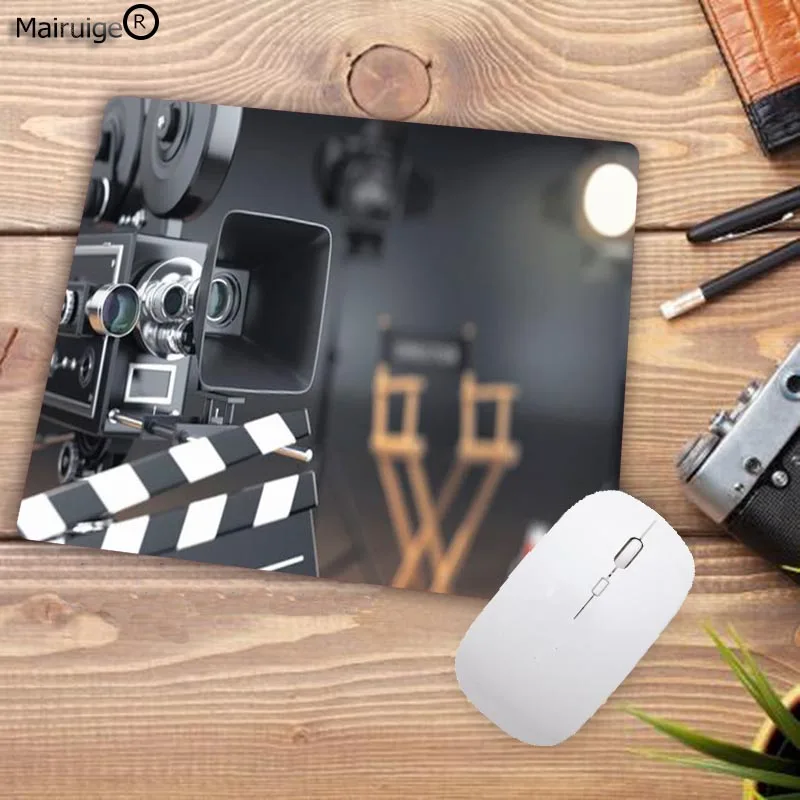22X18CM Mairuige Большие Акции clapperboard фильм spotlight 22X18 см для мыши геймер игровой скорость коврик клавиатура Коврик для мальчика подарок - Цвет: 22X18CM