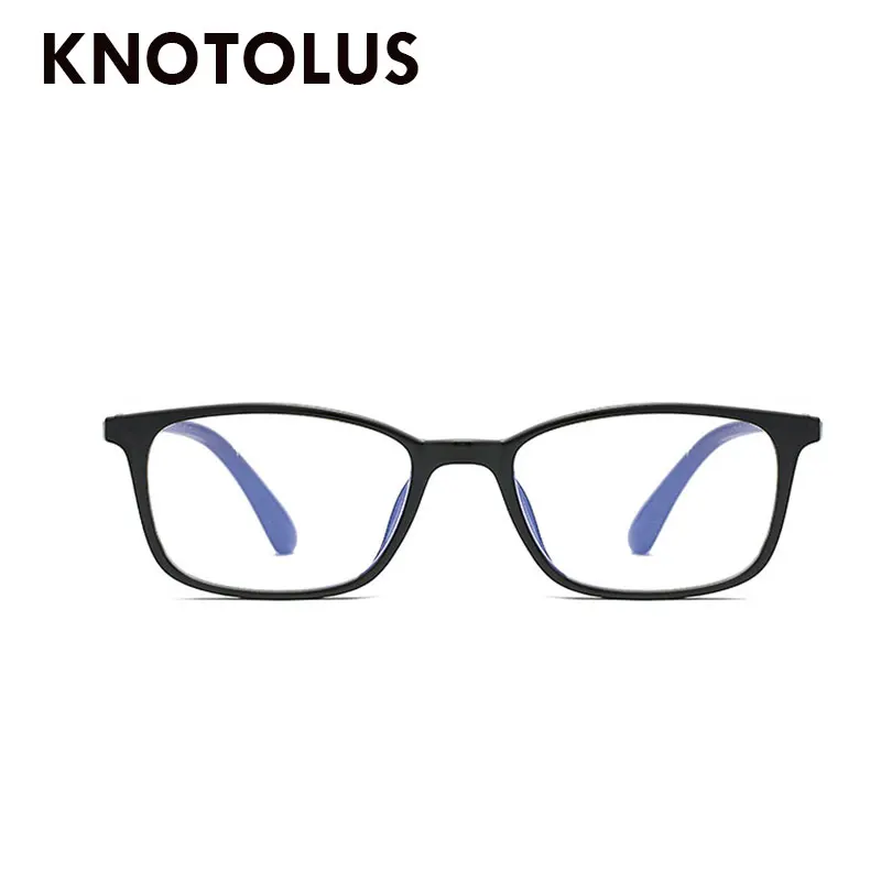 Knotolus Для женщин мужские очки для чтения черный красный TR90 ультра-легкий Ретро