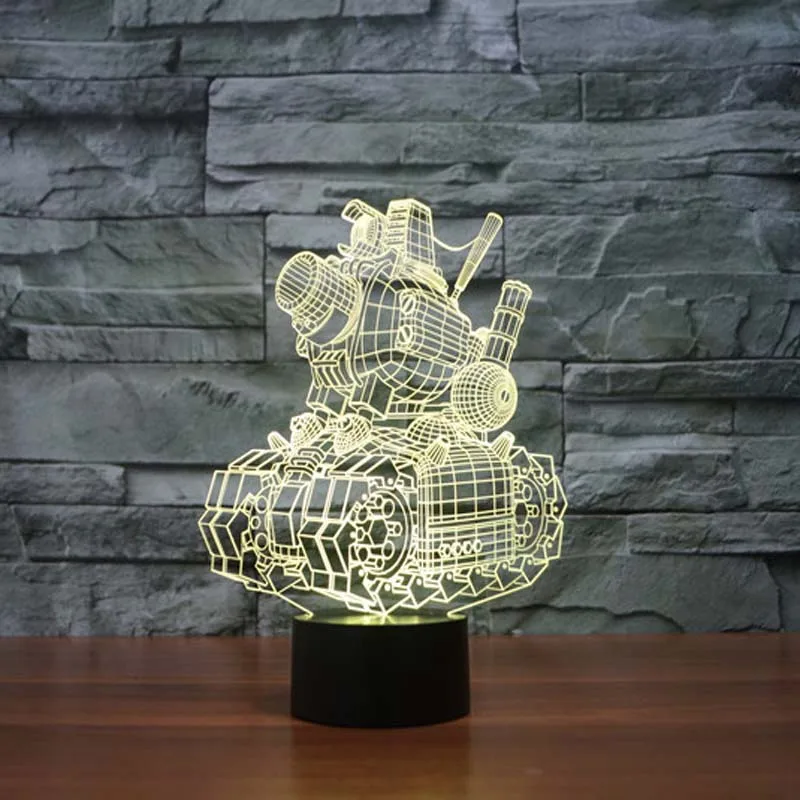 Ночные лампы для бака 7 видов цветов Изменение сенсорной кнопки ночник онлайн |