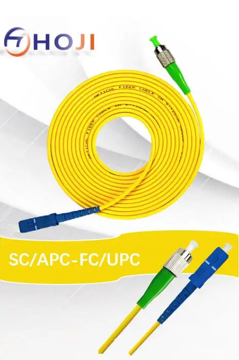 5 шт./лот 1 м FC/APC SC/UPC Simplex 9/125 одномодовый волоконно оптический кабель