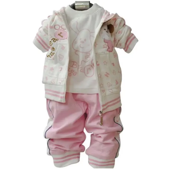Christmas 1st Birthday Outfit For Baby Boy Girl Set Boutique Clothes 3pc Cotton Suit Kid Wear Jacket+T Shirt+Pant New Born Kit | Детская