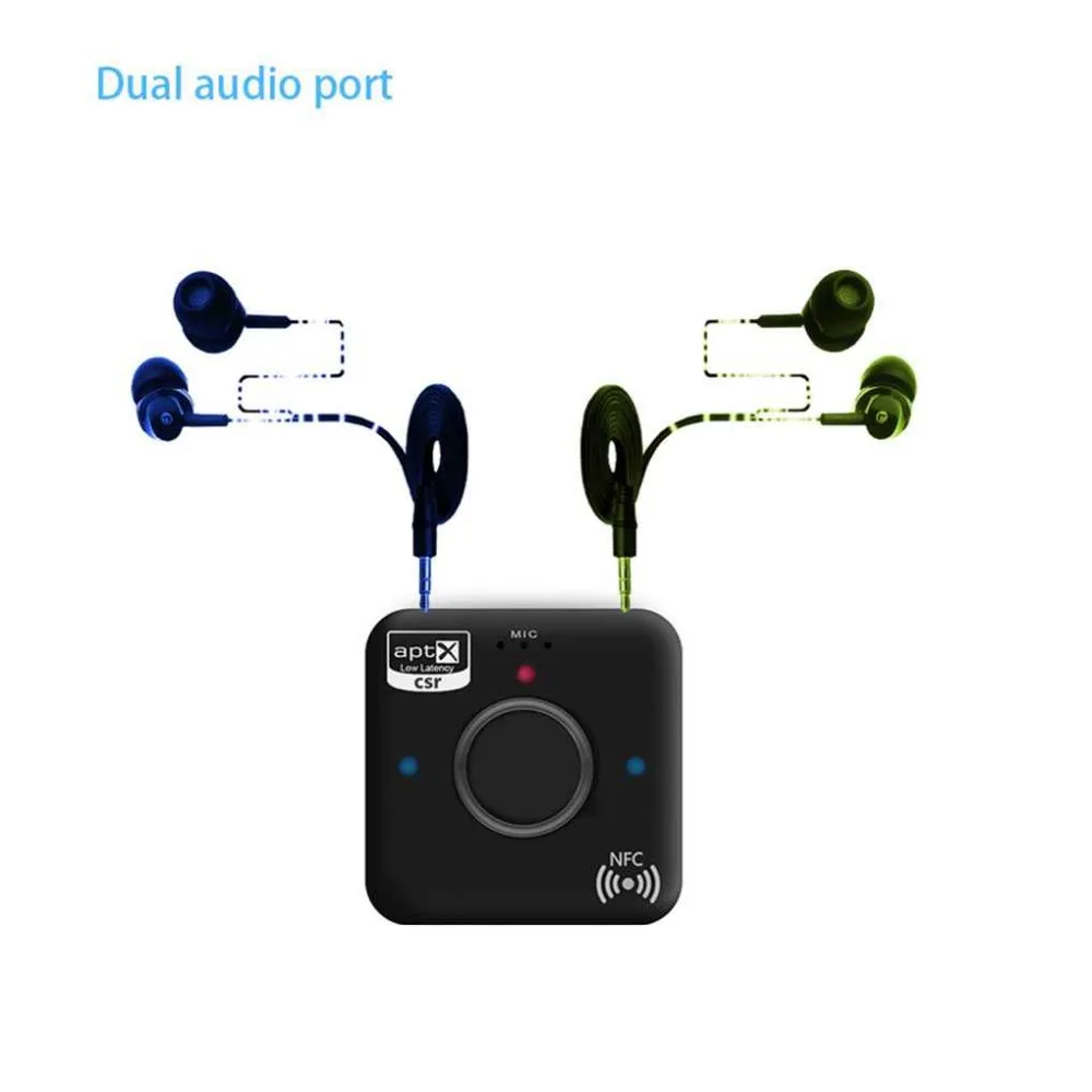 Bluetooth адаптер ABS V4.2 Micro USB 5 V/0.5A 200-300MA Android/PAD/IOS радио-Кассетный проигрыватель с NFC