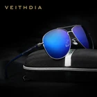 Женские и мужские солнцезащитные очки VEITHDIA, поляризационные солнцезащитные очки унисекс с защитой UV400 для вождения на открытом воздухе, винтажные мужские очки для женщин 2708