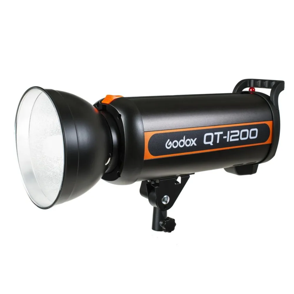 

Godox QT-1200 1200W Высокая Продолжительность вспышки 1/5000s AC200-240V студийный стробоскоп