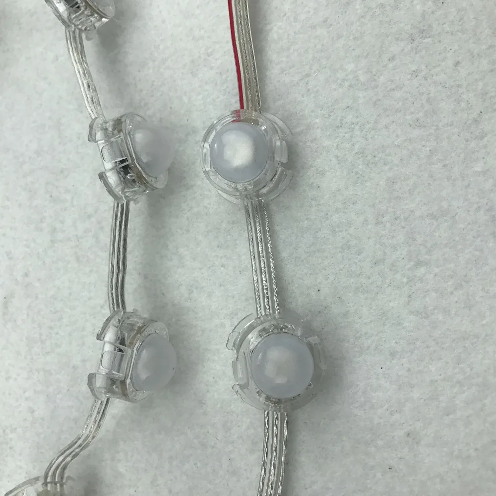 50 шт/шнур 5 см расстояние DC5V 20 мм WS2811 5050 SMD пиксельный модуль чистый провод матовая