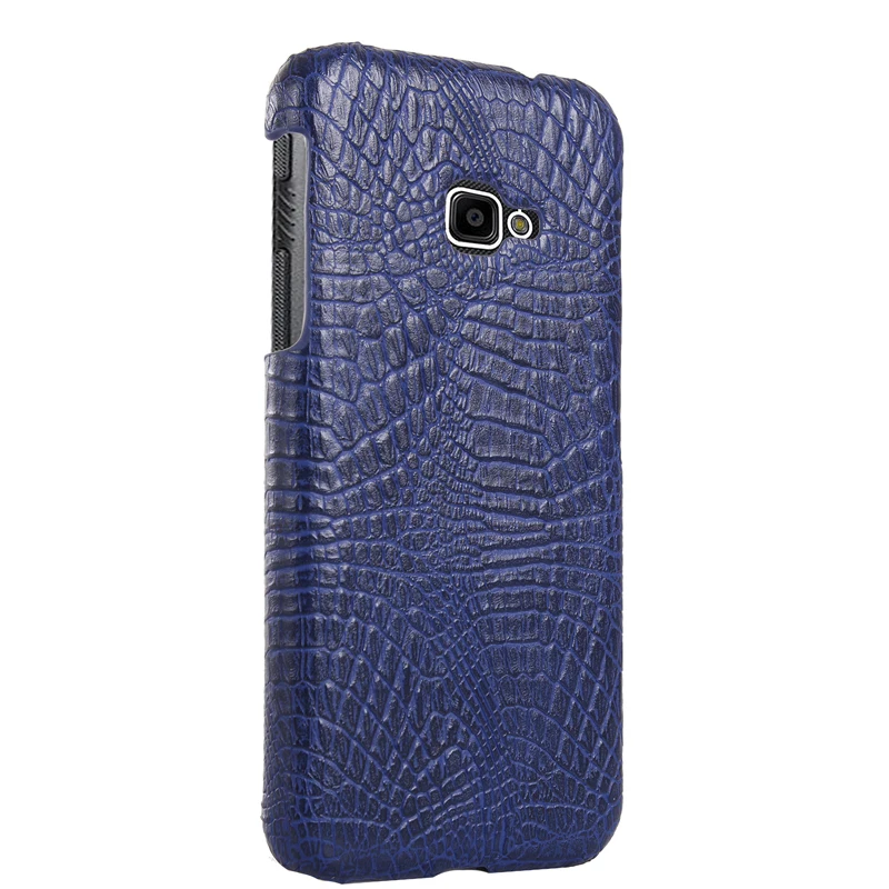 Чехол бампер из крокодиловой кожи для Samsung Galaxy Xcover 4 Xcover4 SM G390W G390F Жесткий рамка