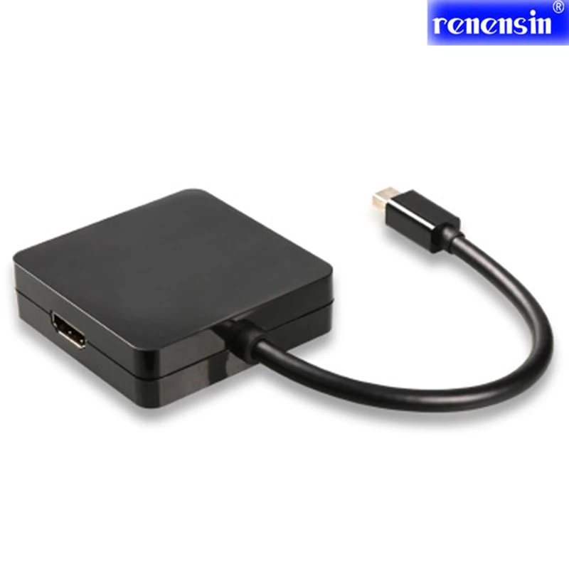 3 в 1 Кабель адаптер для порта дисплея Mini DP к HDMI/DVI/VGA Apple MacBook Pro HDMI VGA DVI|Кабели VGA| |