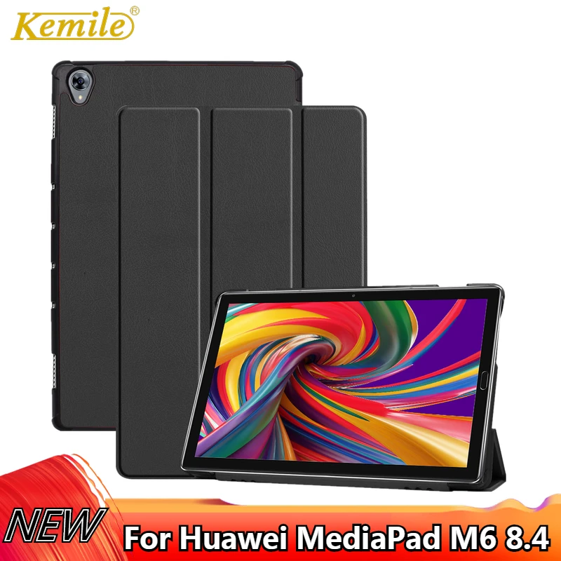 Kemile чехол для планшета huawei Mediapad M6 8," Чехол, Тонкий Магнитный смарт-чехол для huawei Mediapad M6 8,4 чехол для планшета