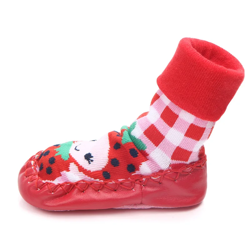 Baby Toddler Anti-slip Long Tube Sock Floor Socks Kids Girl Boys High Top Booty Shoes Soft Warm Cartoon Moccasins Slippers | Детская