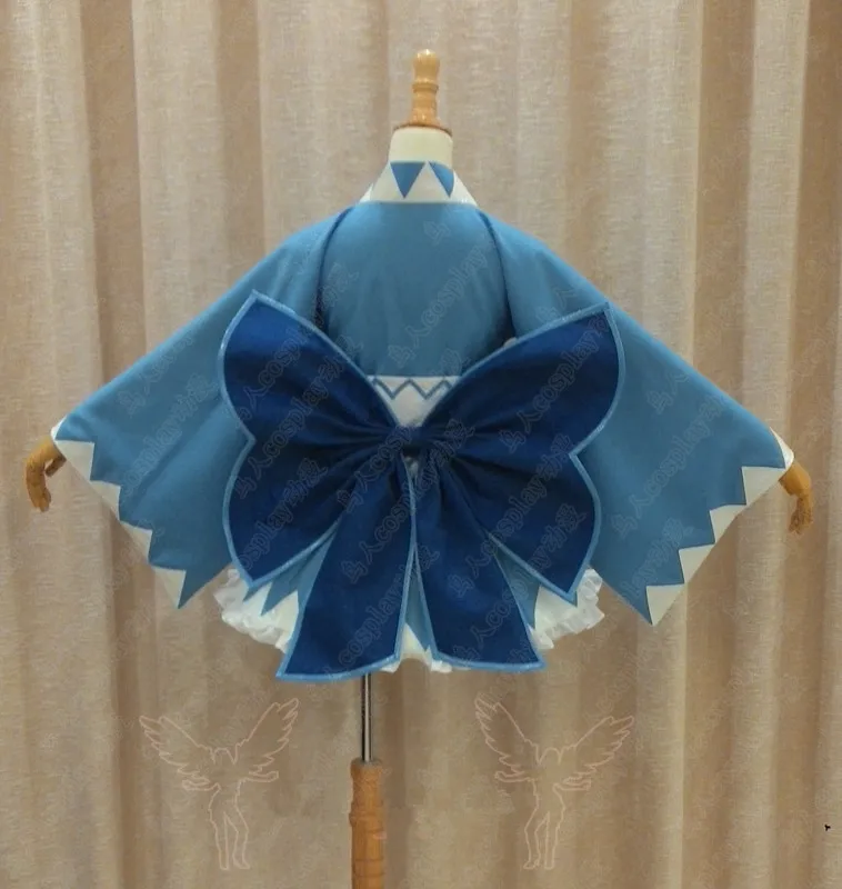 Touhou проект Cirno Chiruno Baka кимоно Косплей Костюм|cosplay sword|costume weddingcostume cosplay anime |