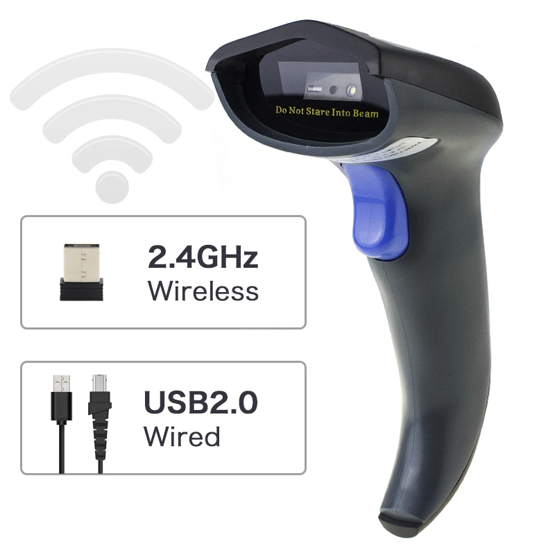 NT W8 беспроводной 2D сканер штрих кода и CCD считыватель кодов (2 4 ГГц проводной USB2.0)
