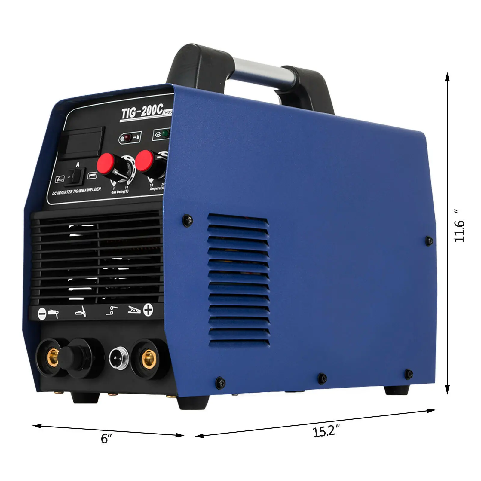 TIG 200C ПРОМЫШЛЕННЫЙ СВАРОЧНЫЙ АППАРАТ MMA 200Amper DC Inverter Professional IGBT|Детали инструментов|