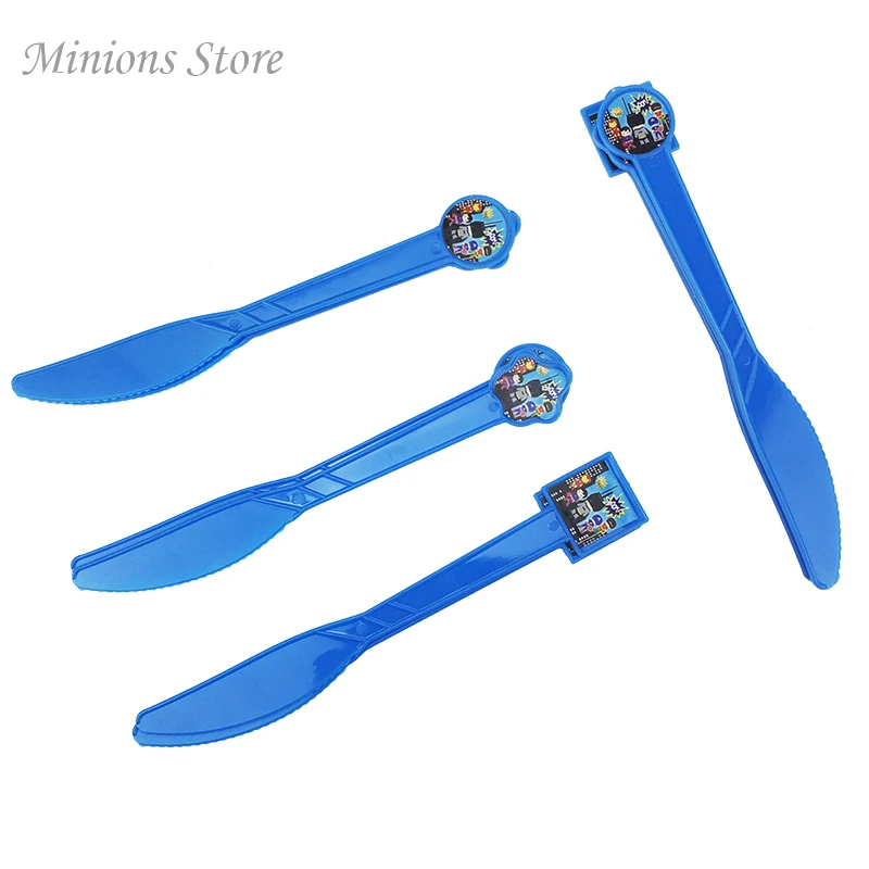 Knife 10pcs Мультфильм Мстители вечерние одноразовые посуда бумажные тарелки салфетки флаг чашки детская игрушка в ванную день рождения принадлежности и украшения - Цвет: Knife 10pcs